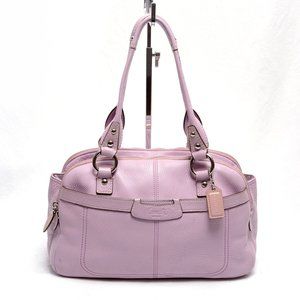 COACH LAVENDER PENELOPE LEATHER SATCHEL PURSE